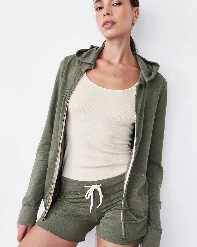 Supersoft Zip Up Hoody Laid - back Women's Style