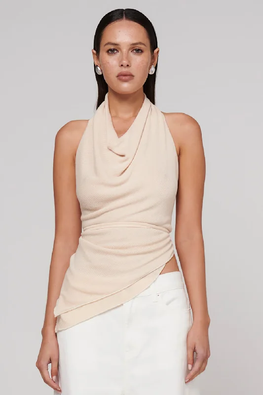 BAYSE BRAND Womens Cerise Halter Top - Vanilla Street