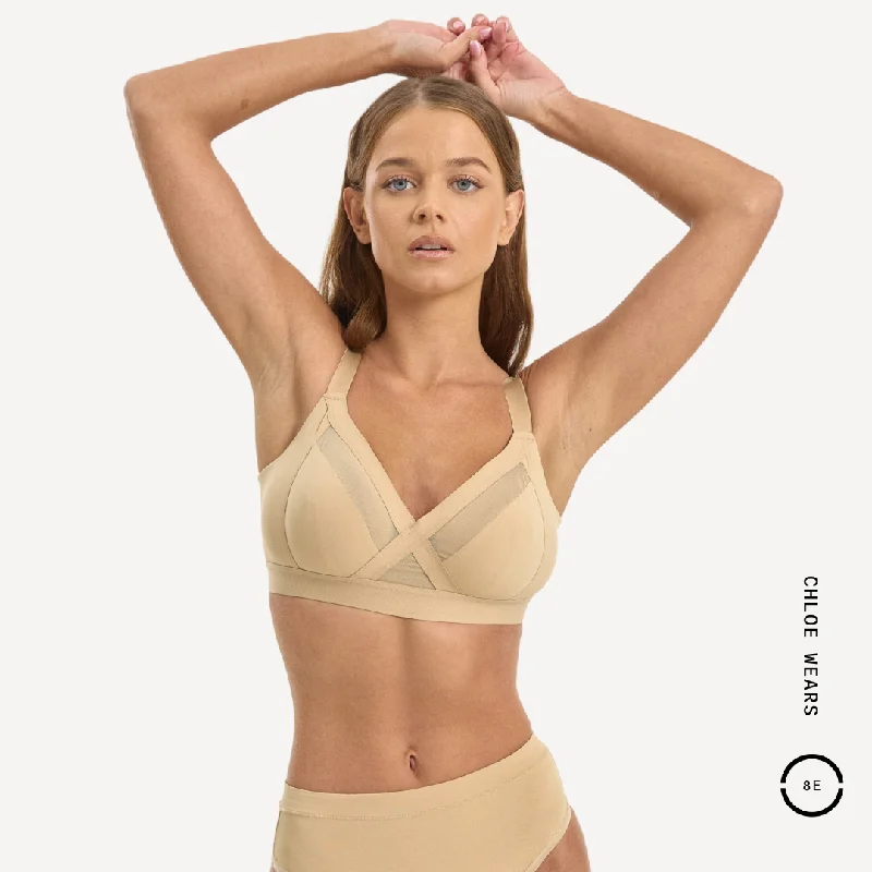 Support Wirefree Bralette Elegant Women's 