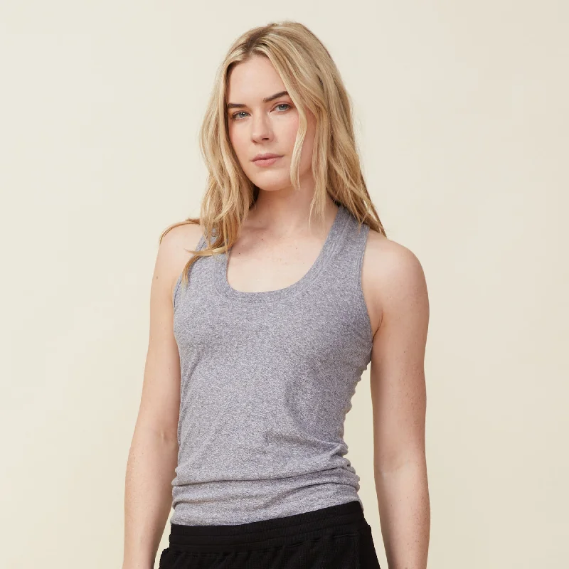 Textured Tri-Blend Narrow Tank Refined Women's Hand - crafted