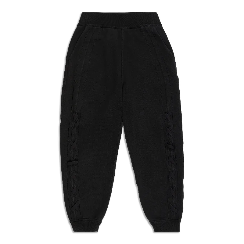 Braided Detail High-Rise Jogger - Resale