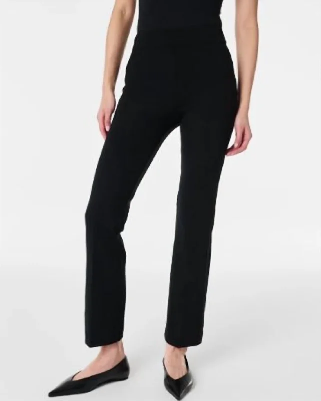 Smooth Perfectfit Ponte Kick Flare Pant In Black