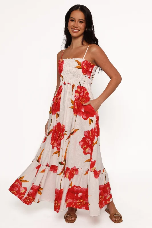 Bridger Maxi Dress - Scarlet Rose