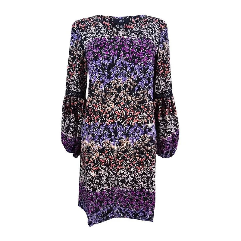 MSK Women's Bell-Sleeve Shift Dress Scandinavian
