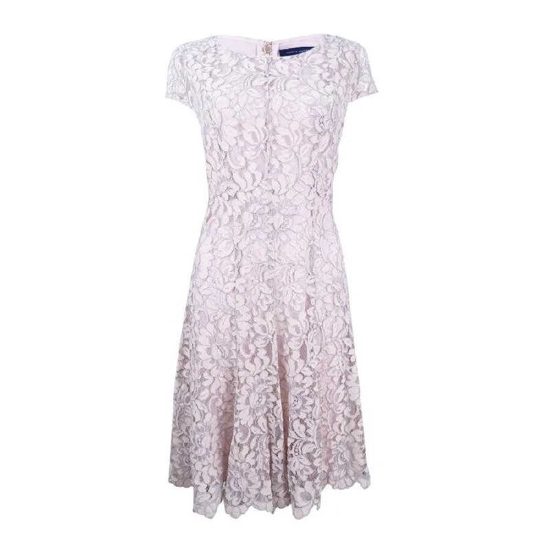 Tommy Hilfiger Women's Lace Fit & Flare Dress