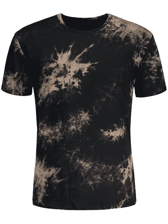 Fashion Short Sleeve Tie-Dyed Tee