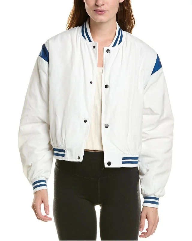 IVL Collective Cropped Varsity Bomber Jacket