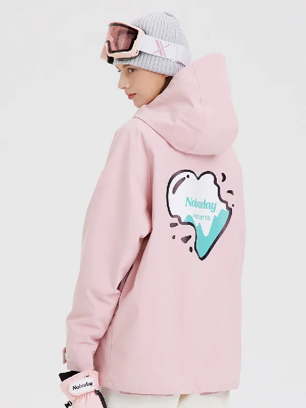 Women's Nobaday Juicy Candy Retro Anorak Snowboard Jacket Elegant Women's Formal 