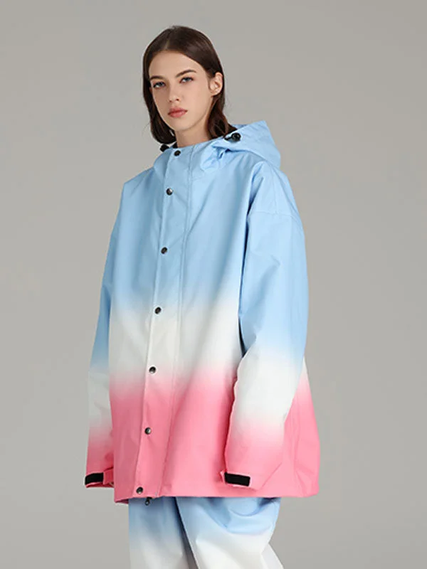Women's Searipe Sky Gradient Coach Snow Jacket Edgy Women's Punk