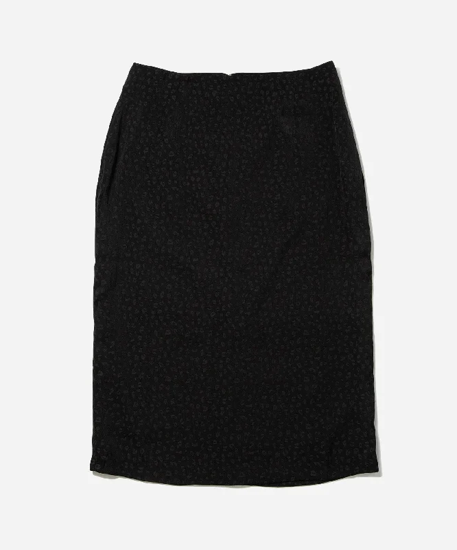 Denise Leopard Jacquard Skirt Gym