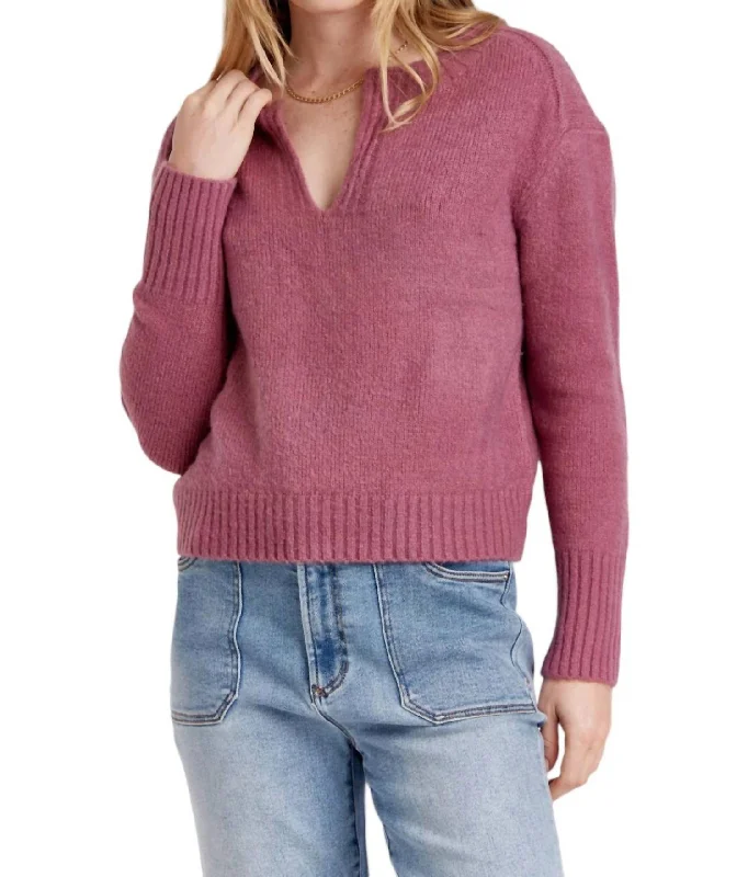 Coraline Sweater In Woodrose