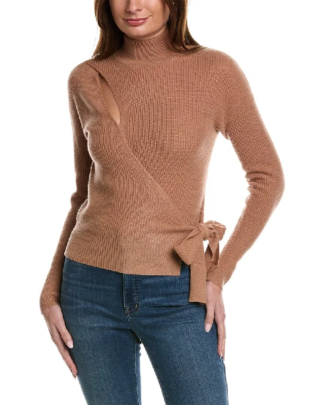 InCashmere Wrap Front Cashmere Sweater Artistic Women's Avant - 